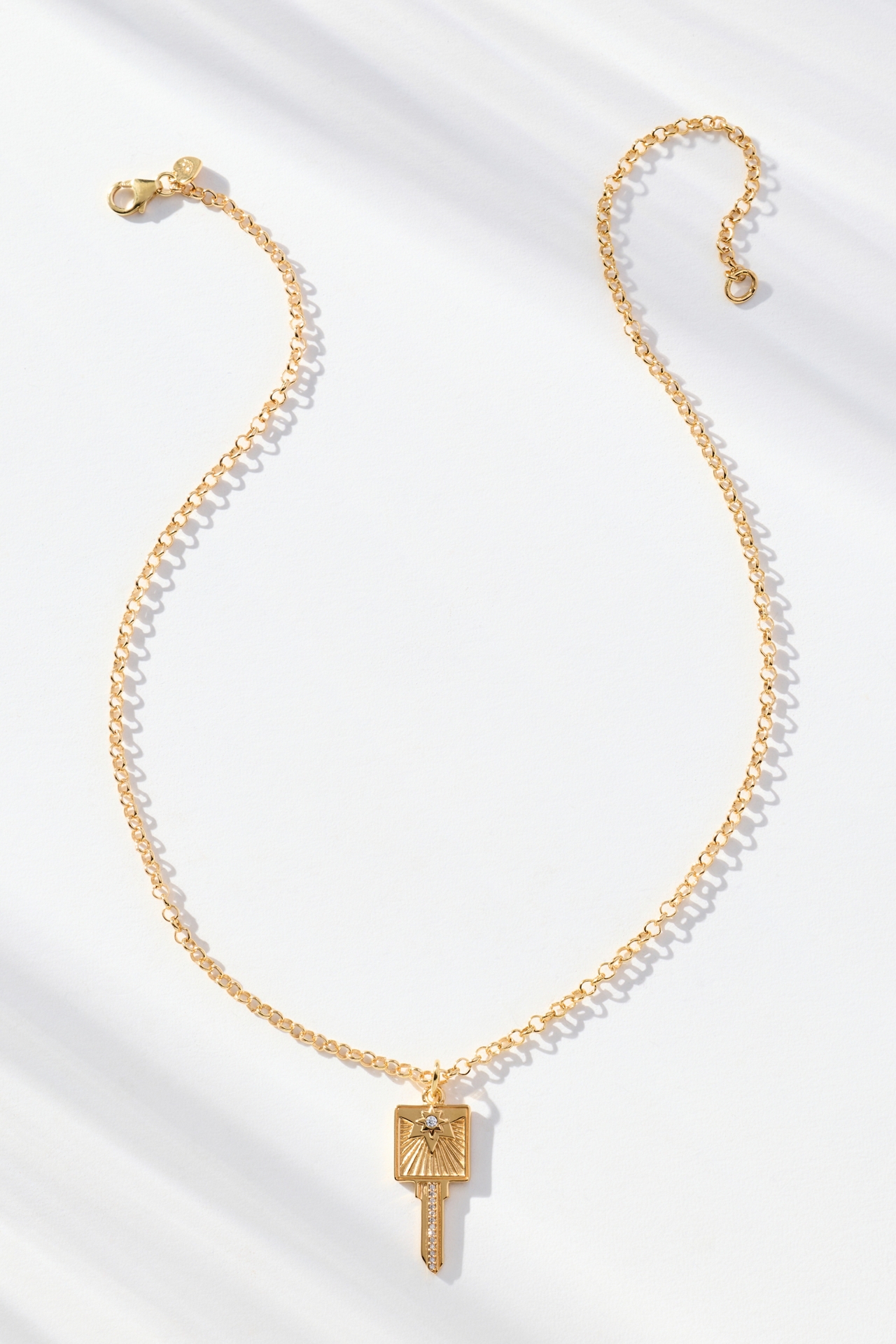 Hart Compass Key Necklace