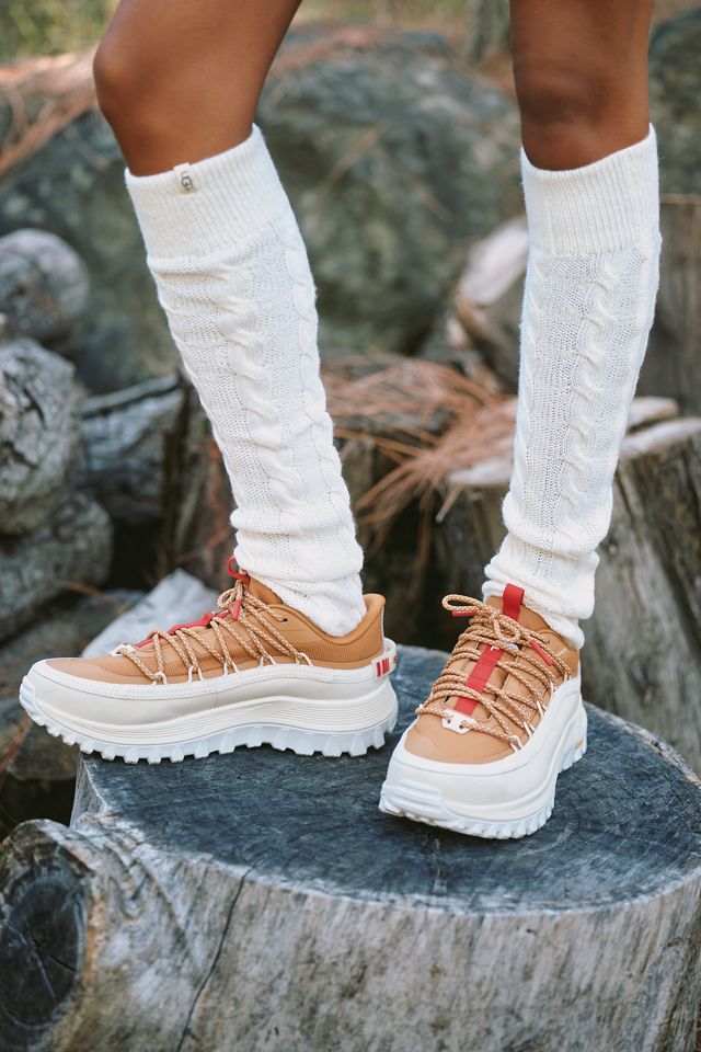 UGG Zanika Thigh-High Cable-Knit Socks #1