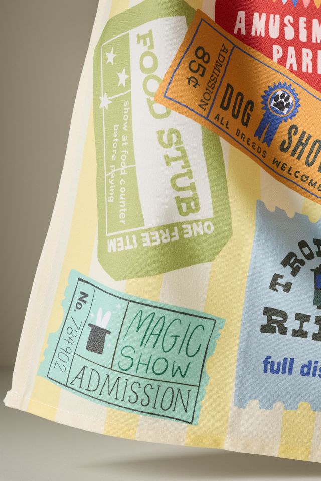 Ticket Dish Towel #1