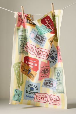 Ticket Dish Towel