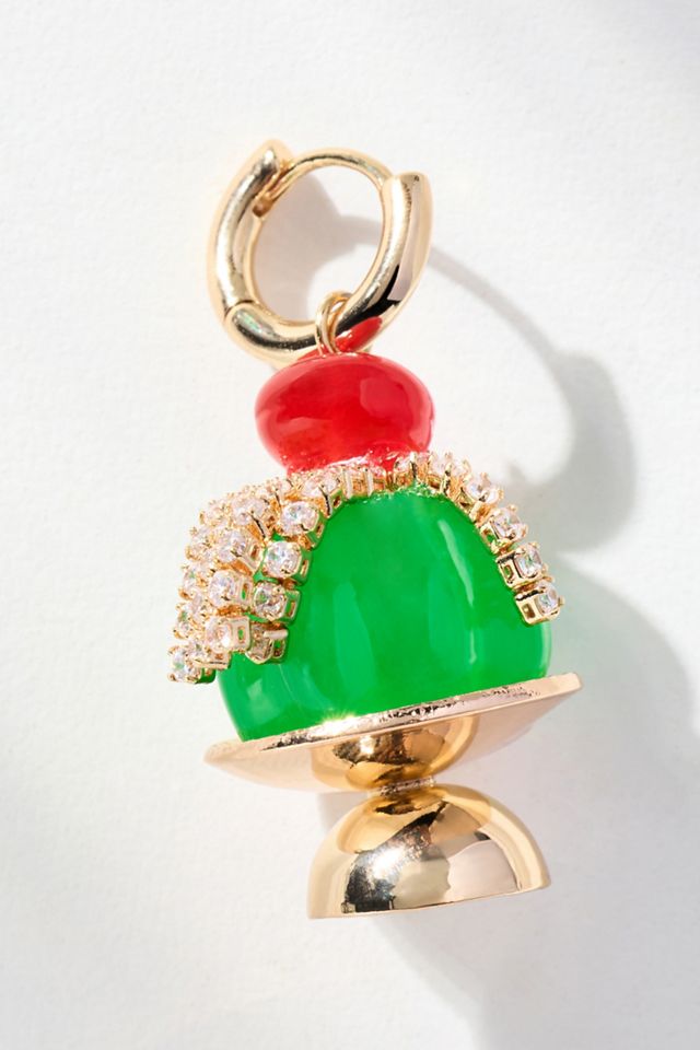 Festive Icon Huggie Earrings #2