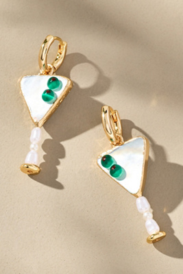 By Anthropologie Festive Icon Huggie Earrings In Pink