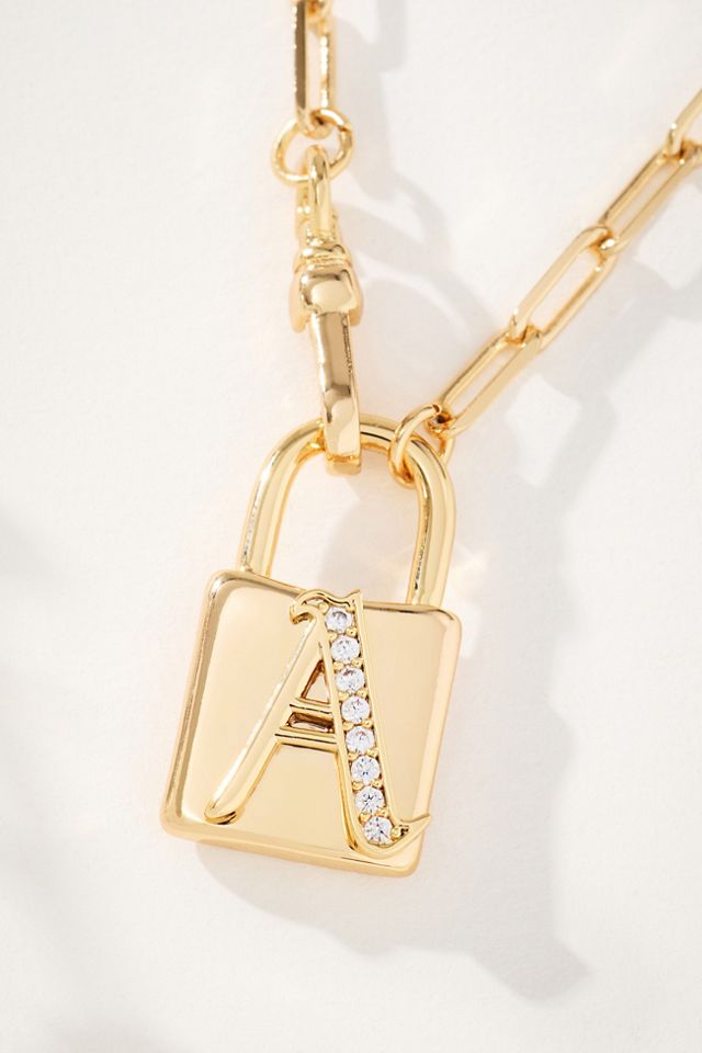 Monogram Pendant Necklace #1