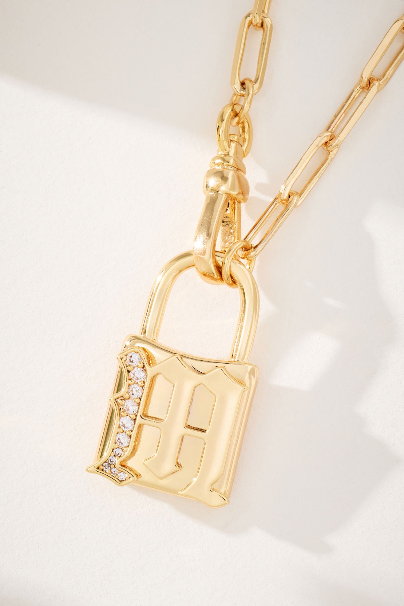 Monogram Pendant Necklace