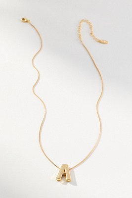 By Anthropologie Delicate Monogram Necklace