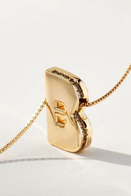 By Anthropologie Delicate Monogram Necklace