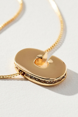 By Anthropologie Delicate Monogram Necklace
