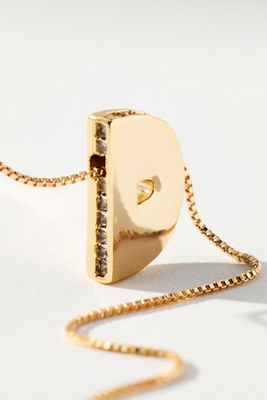By Anthropologie Delicate Monogram Necklace