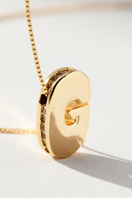 By Anthropologie Delicate Monogram Necklace