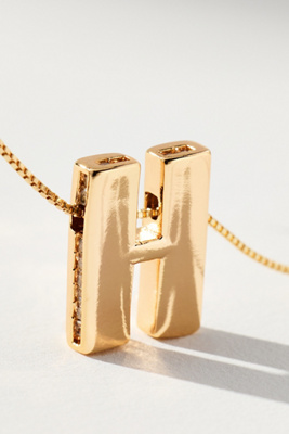 By Anthropologie Delicate Monogram Necklace