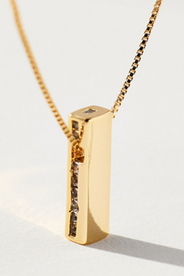 By Anthropologie Delicate Monogram Necklace