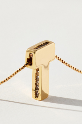 By Anthropologie Delicate Monogram Necklace