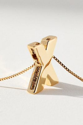 By Anthropologie Delicate Monogram Necklace