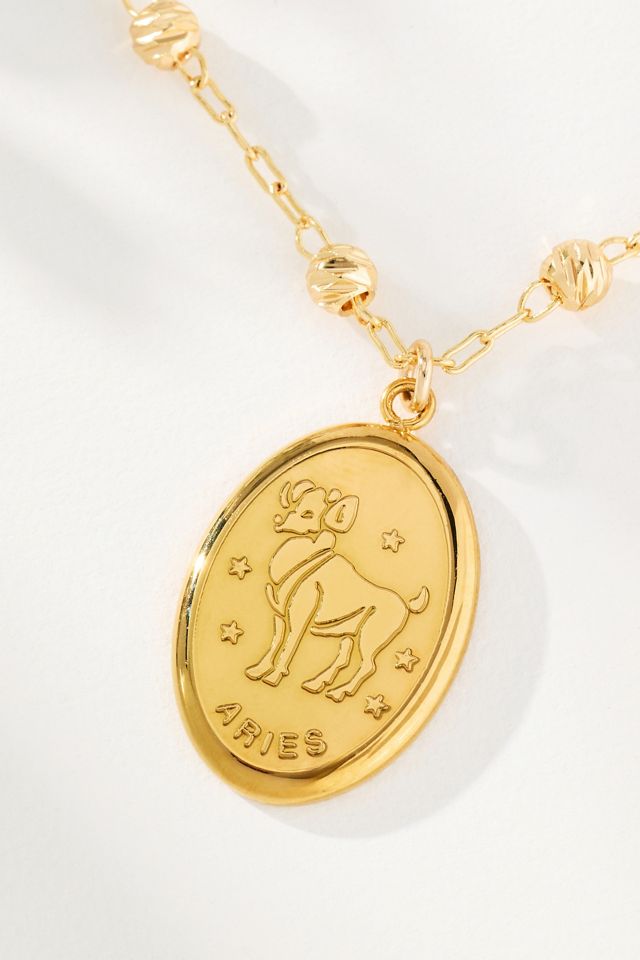 Delicate Zodiac Pendant Necklace #1