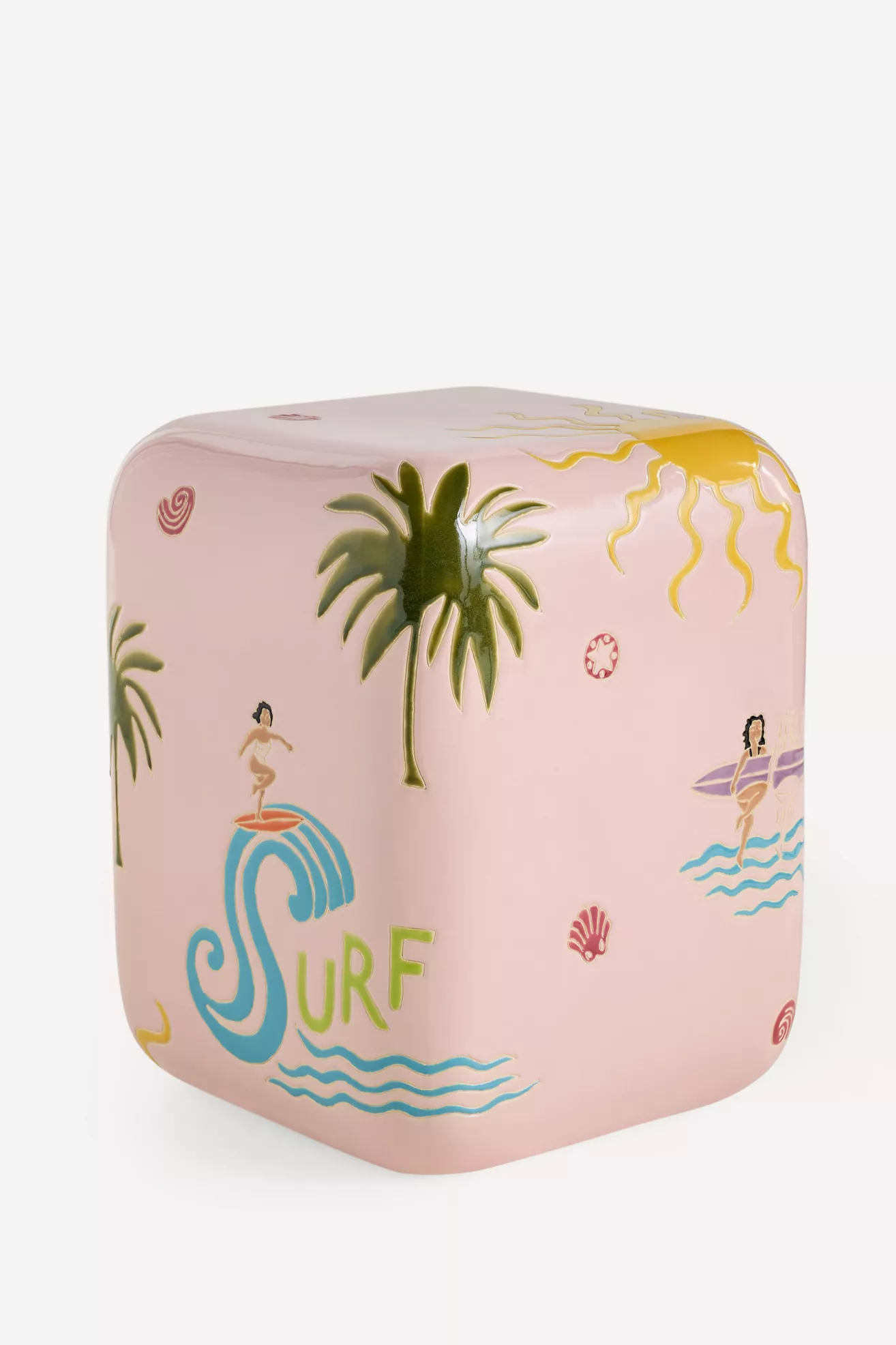 Surfer Ceramic Side Table - thumbnail 3