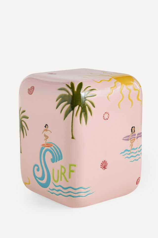 Surfer Ceramic Side Table #3