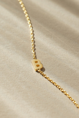 By Anthropologie Delicate Monogram Necklace