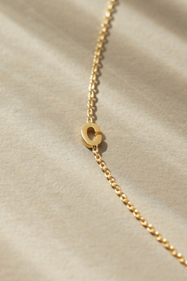 By Anthropologie Delicate Monogram Necklace