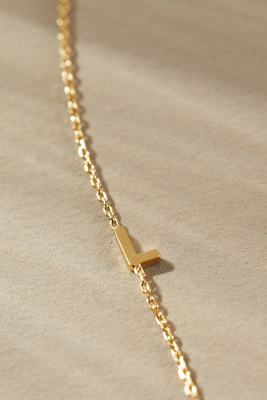 By Anthropologie Delicate Monogram Necklace