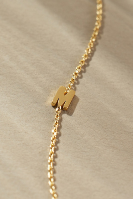 By Anthropologie Delicate Monogram Necklace