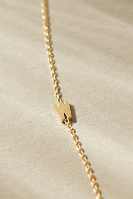 By Anthropologie Delicate Monogram Necklace