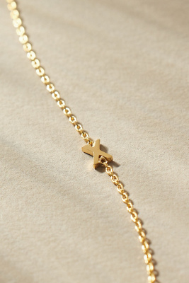 By Anthropologie Delicate Monogram Necklace