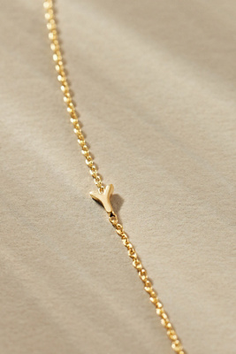 By Anthropologie Delicate Monogram Necklace