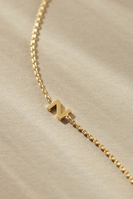 By Anthropologie Delicate Monogram Necklace