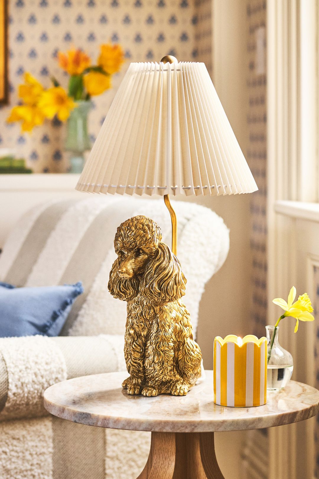 The Icon Table Lamp: Dog Edition - Poodle, One Size