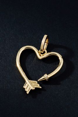 Adina Reyter Arrow Heart Diamond Charm