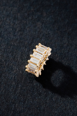 Adina Reyter Diamond Baguette Bead Charm In Gold