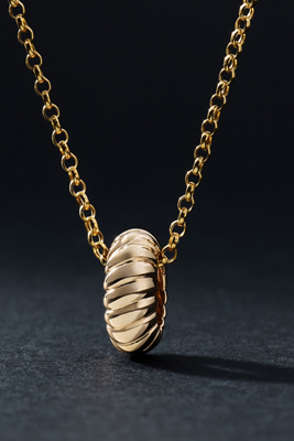 Adina Reyter Wave Big Bead In Gold