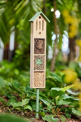 Native Bees Insect Hotel Stake