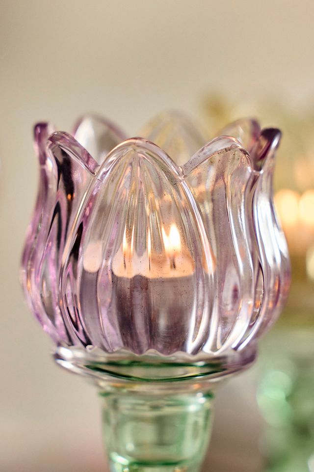 Tulip Glass Votive Holder #1