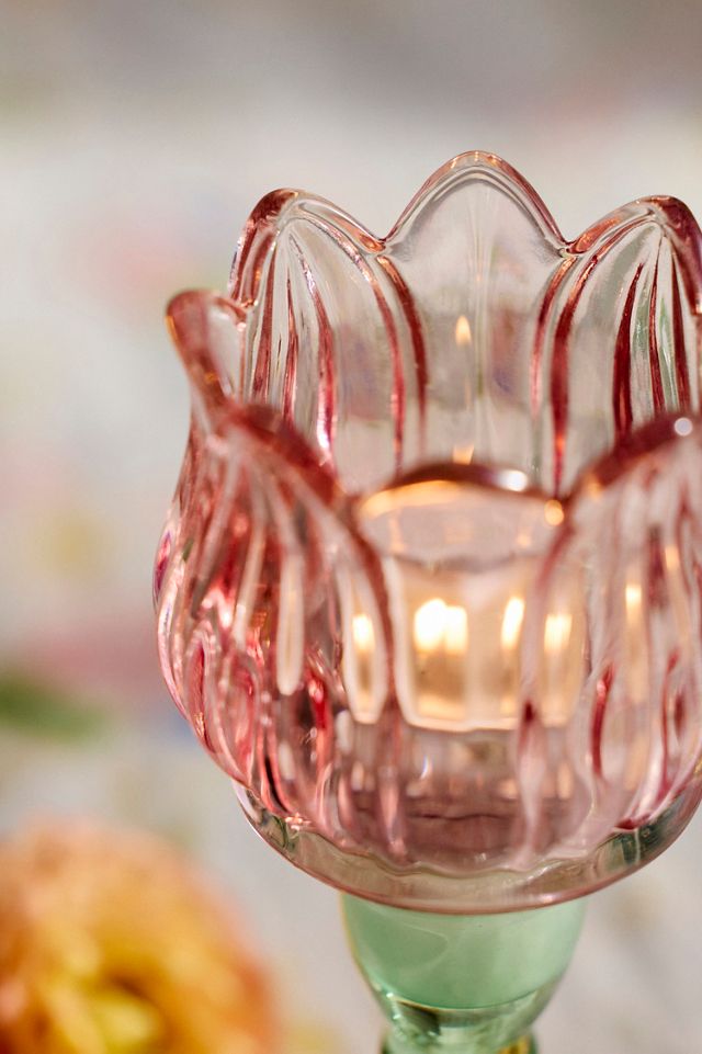 Tulip Glass Votive Holder #1