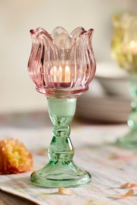 Tulip Glass Votive Holder