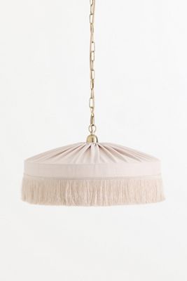 Sinclair Tassel-Fringed  Cotton Ceiling Light 