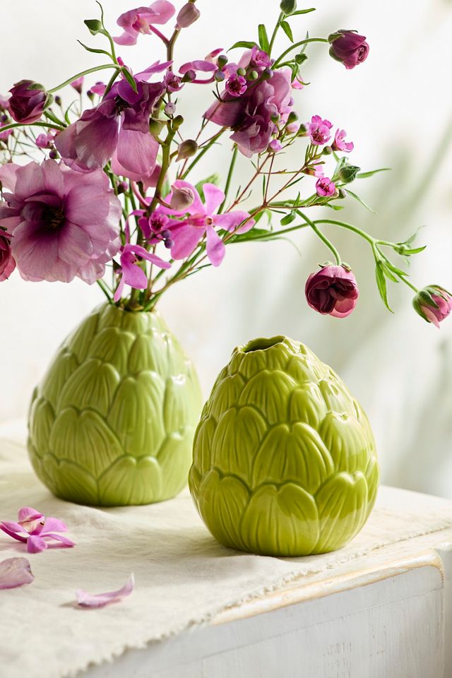 Artichoke Porcelain Vase #1