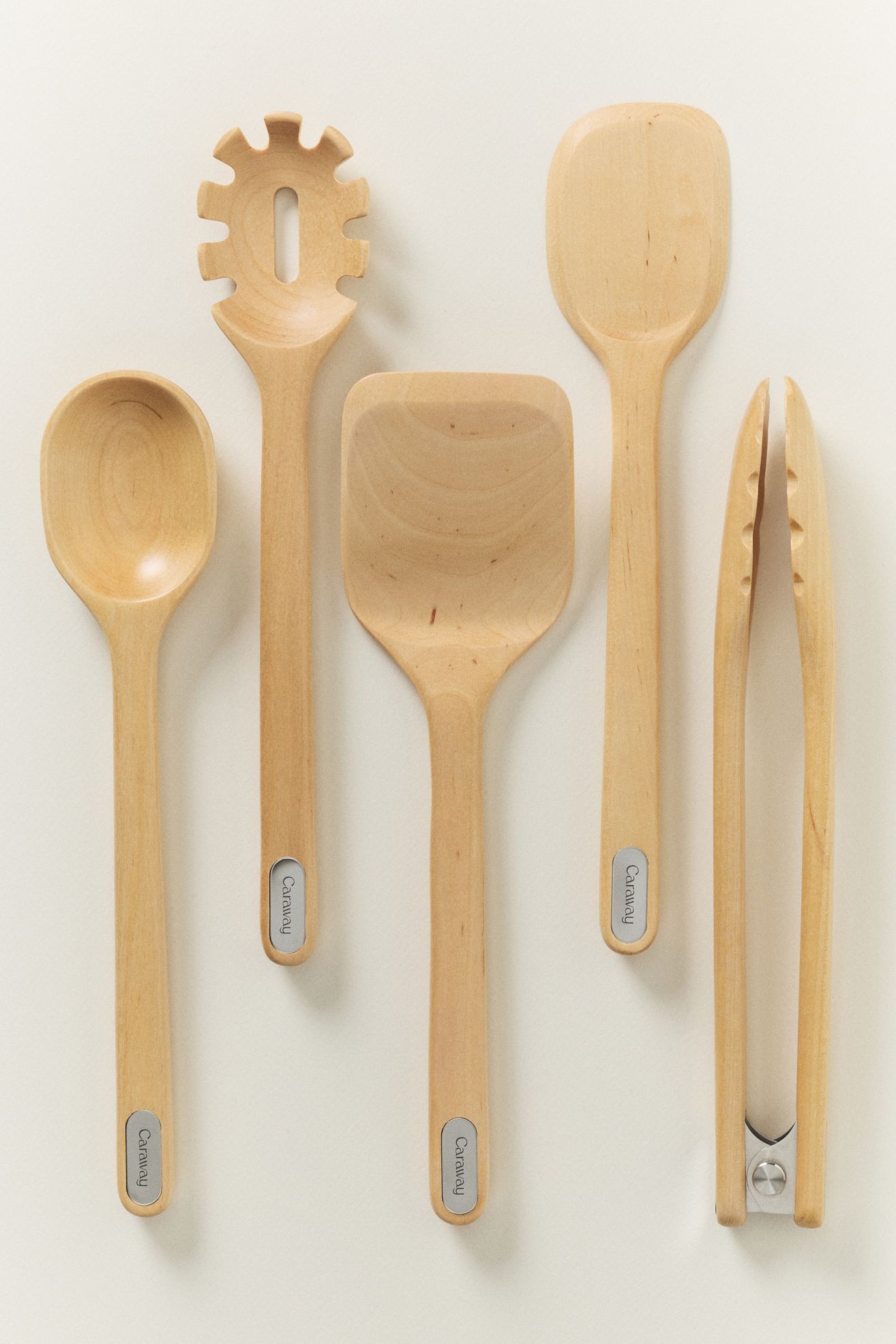 Caraway Utensil Set, Set of 5 - Light Sand, 11 1/ 9115
