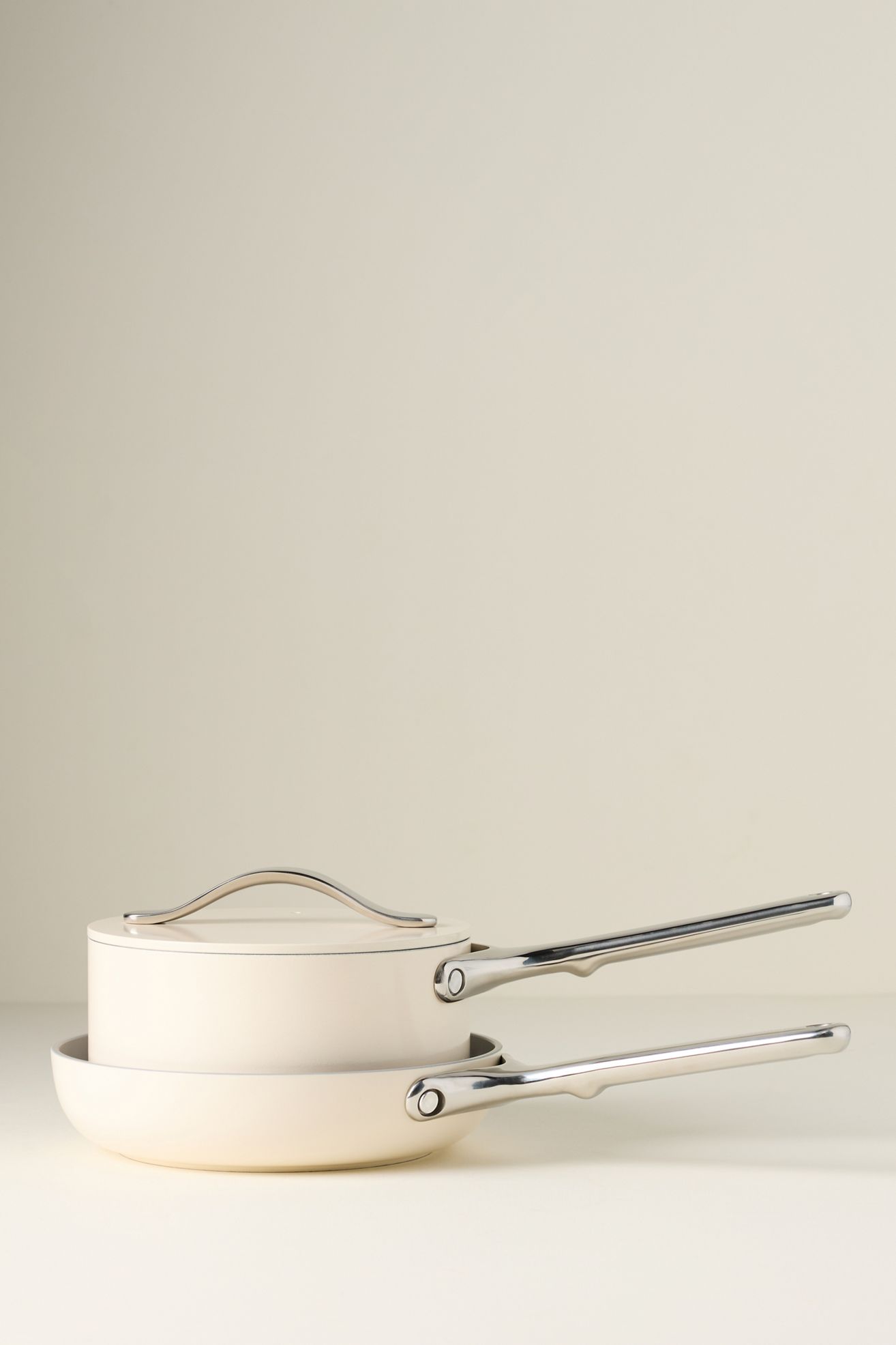 Caraway Mini Pan Duo - Cream, Set Of 2