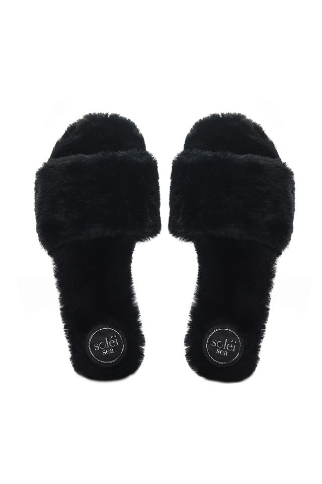 Solei Sea Averie Faux Fur Slippers #1