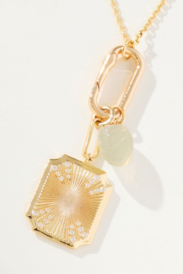 Collier pendentif à maillons délicats #1