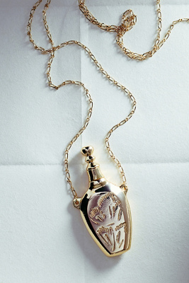 By Anthropologie Bottle Pendant Necklace In Gold