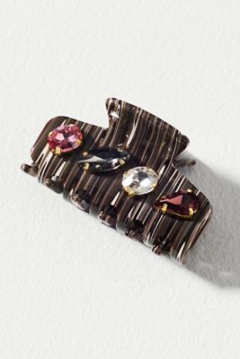 Lele Sadoughi Mini Crystal Hair Claw Clip