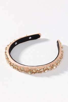 Lele Sadoughi Gigi Jeweled Headband In Gold