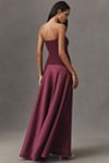 One33 The Vivienne Strapless Drop-Waist Maxi Dress
