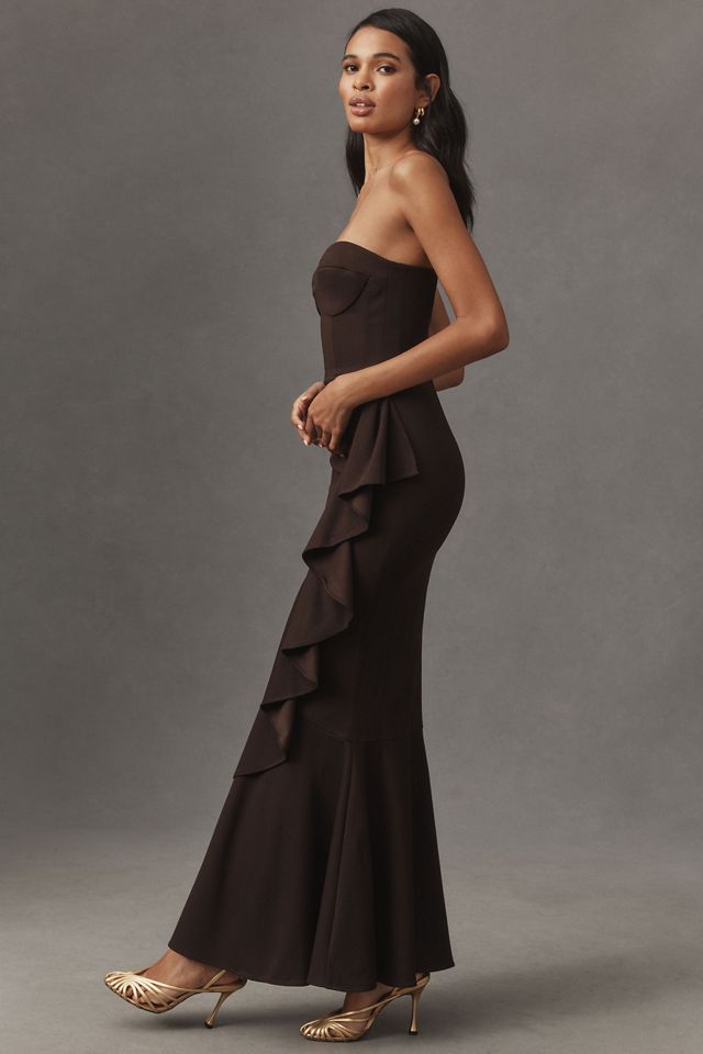 Dress The Population Paris Strapless Mermaid Maxi Dress #1