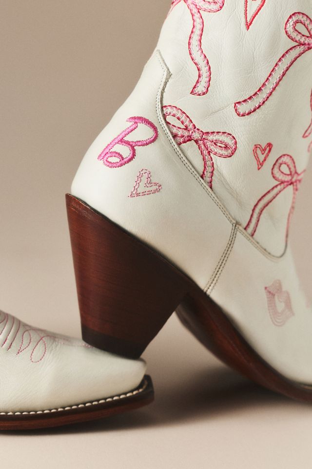 Besita Barbie™ Chic Bow Leather Tall Western Boots | Anthropologie