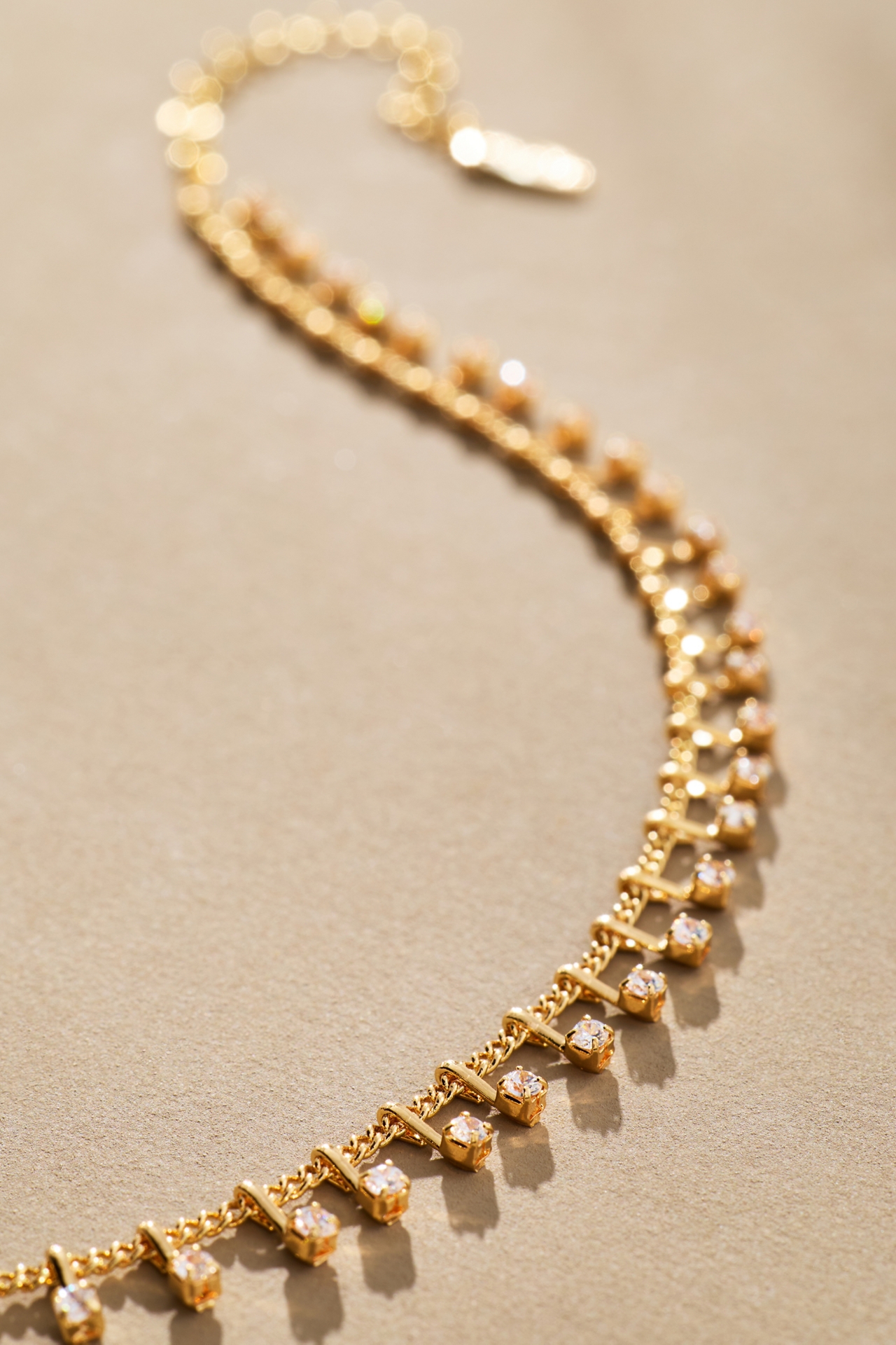 Drippy Delicate Glitz Necklace