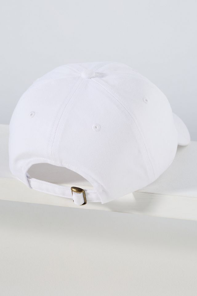 New! Anthropologie-Emilime Seed Hat White Kenz Kustomz How Lucky Are We Trucker Hat | Anthropologie main image 4